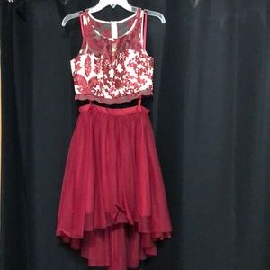 COPY - two piece homecoming dress